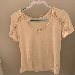 POL cream shirt size large